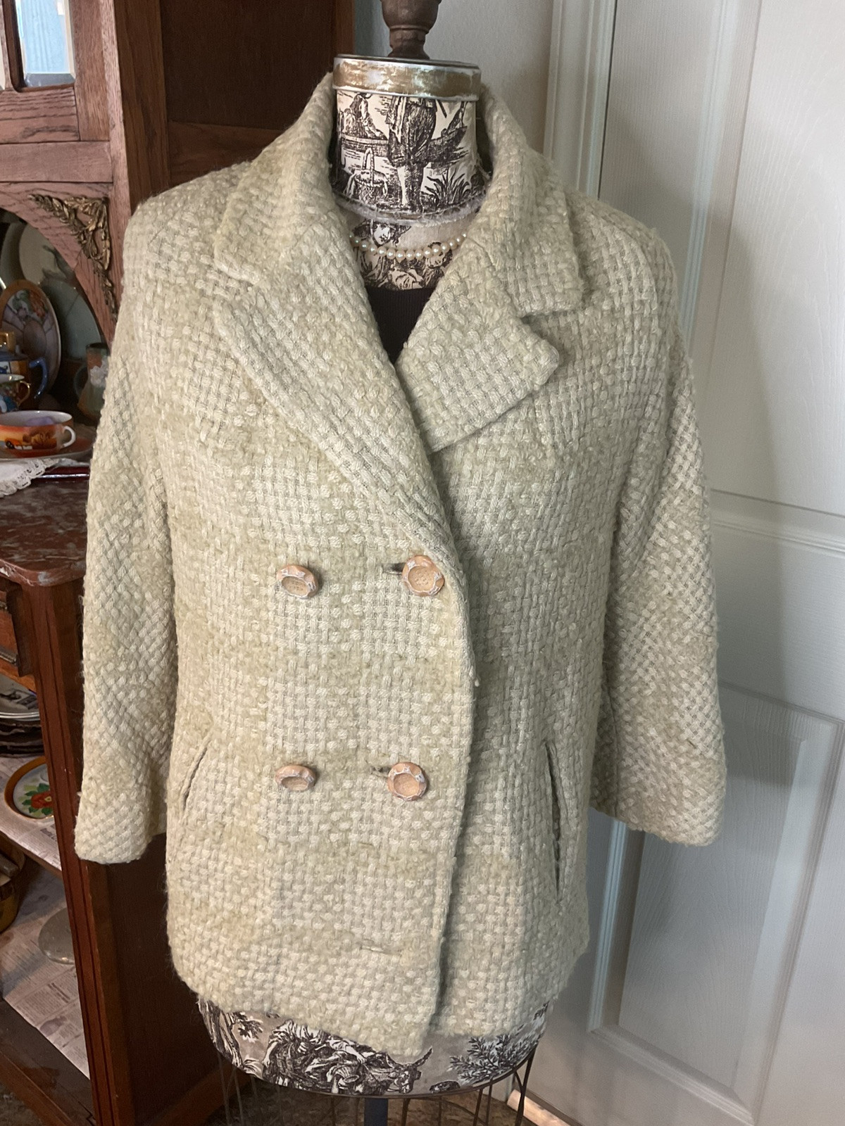 Vintage 1960s Wool Jacket – SHADES OF HONEY Rich Lady Boucle Ch@nel-esque Beauty