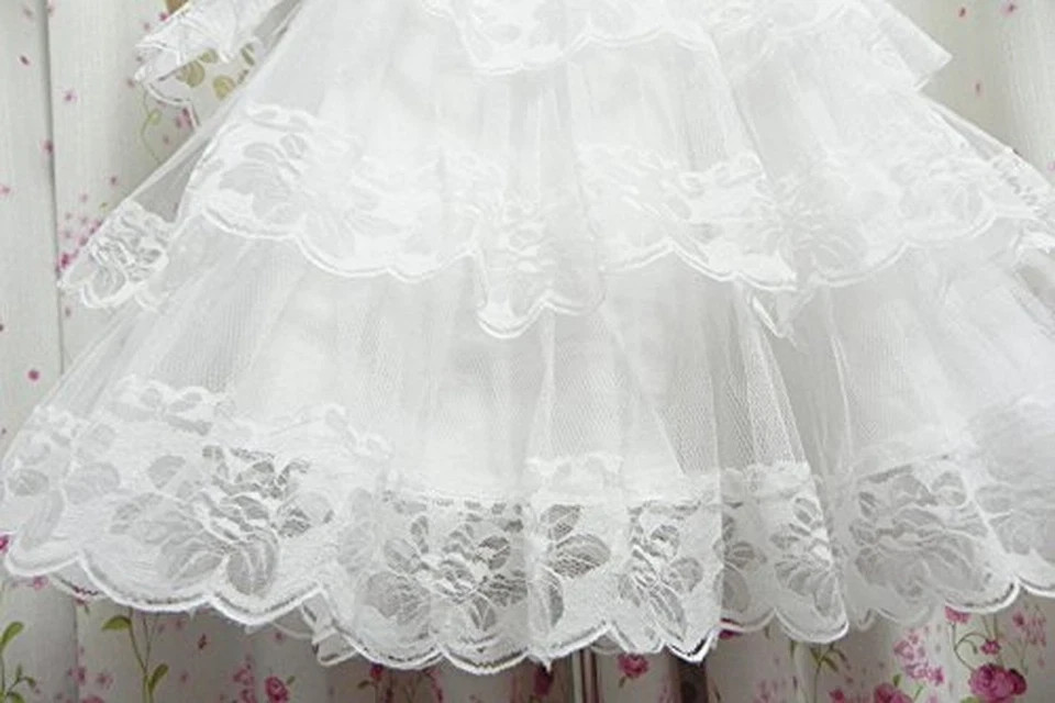 3-Layered Gothic Layered Ruffled Luxury Vintage Rockabilly Petticoat Crinolin…