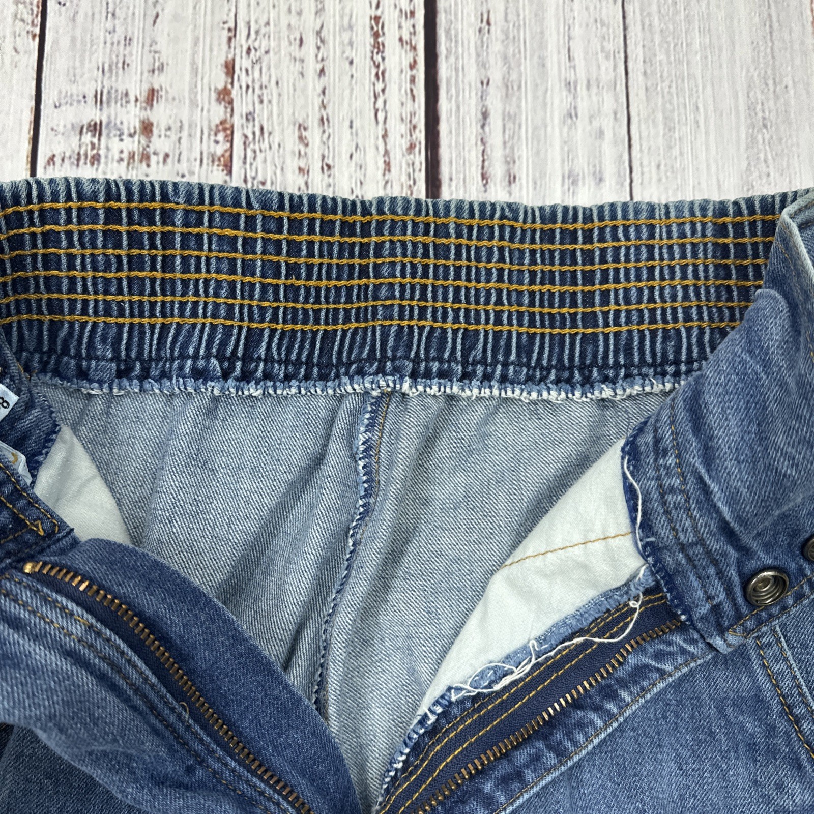 VTG 70’s Pentimento Bell Bottom Jeans Womens Sz 9(23×31) High Waist Stretch RARE