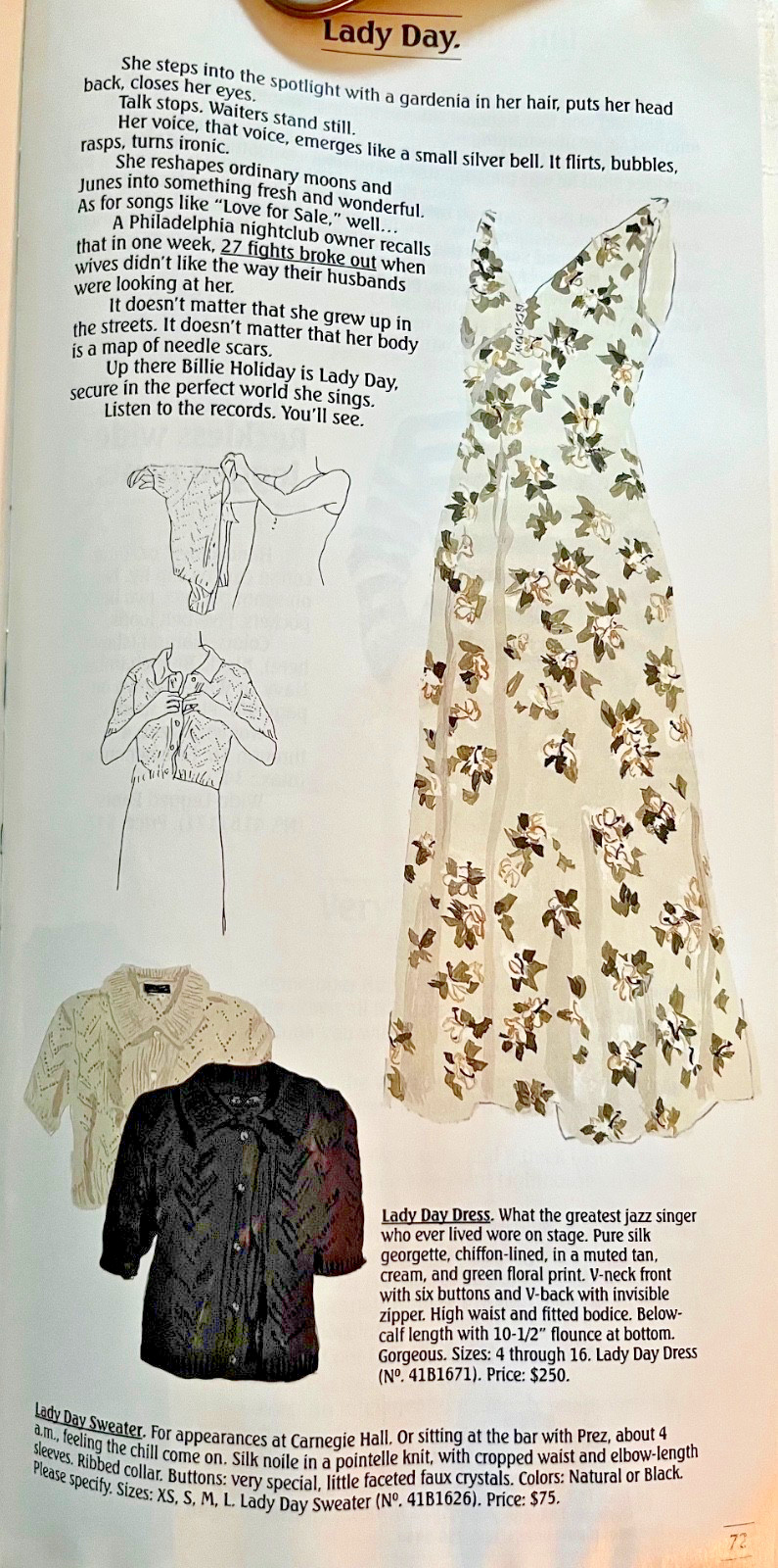 Vintage J Peterman 1930s Style Lady Day Silk Georgette Dress Size 10 Bust 38
