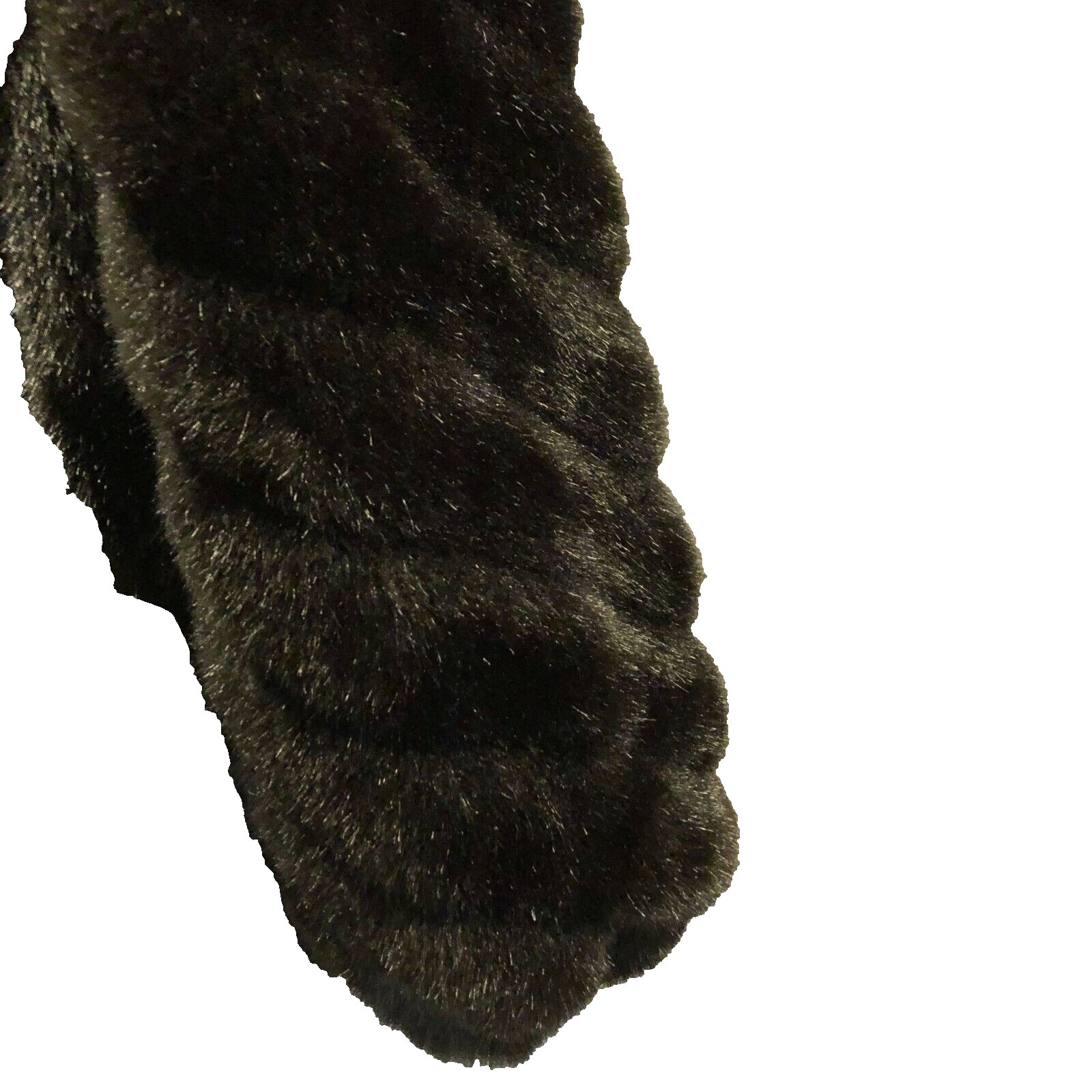 Monterey Fashions Vintage Java Brown Faux Fur Jacket Sz 20.5 see measurements