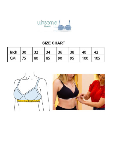 Saree Bra – WHITE Double Layered Plus Size Non Padded Wireless Cotton Sexy Bra