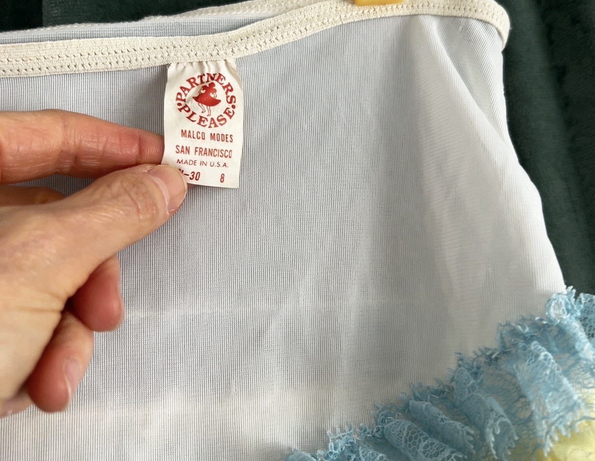 Vintage Partners Please Malco Modes Nylon Ruffle Rhumba Panties Size 10 Lot