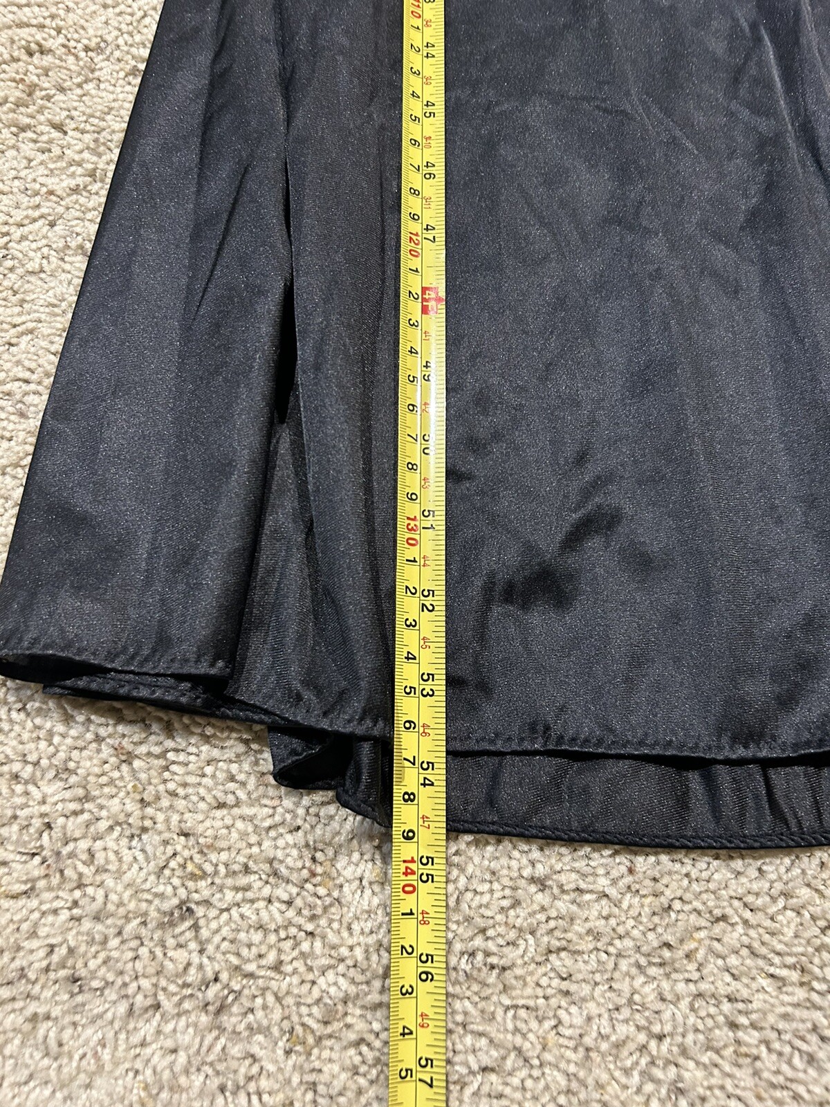Vintage VANITY FAIR size M FULL SLIP LACE Antron Nylon Lycra BLACK USA W24