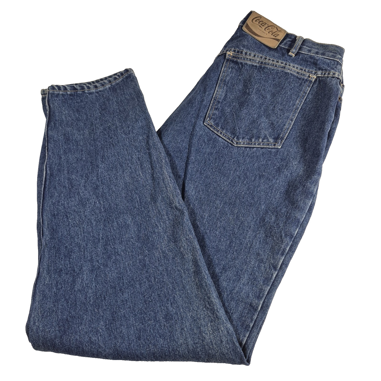 Vintage Coca Cola Women&rsquo;s Denim Jeans Blue Plus Size 33 X 30.5
