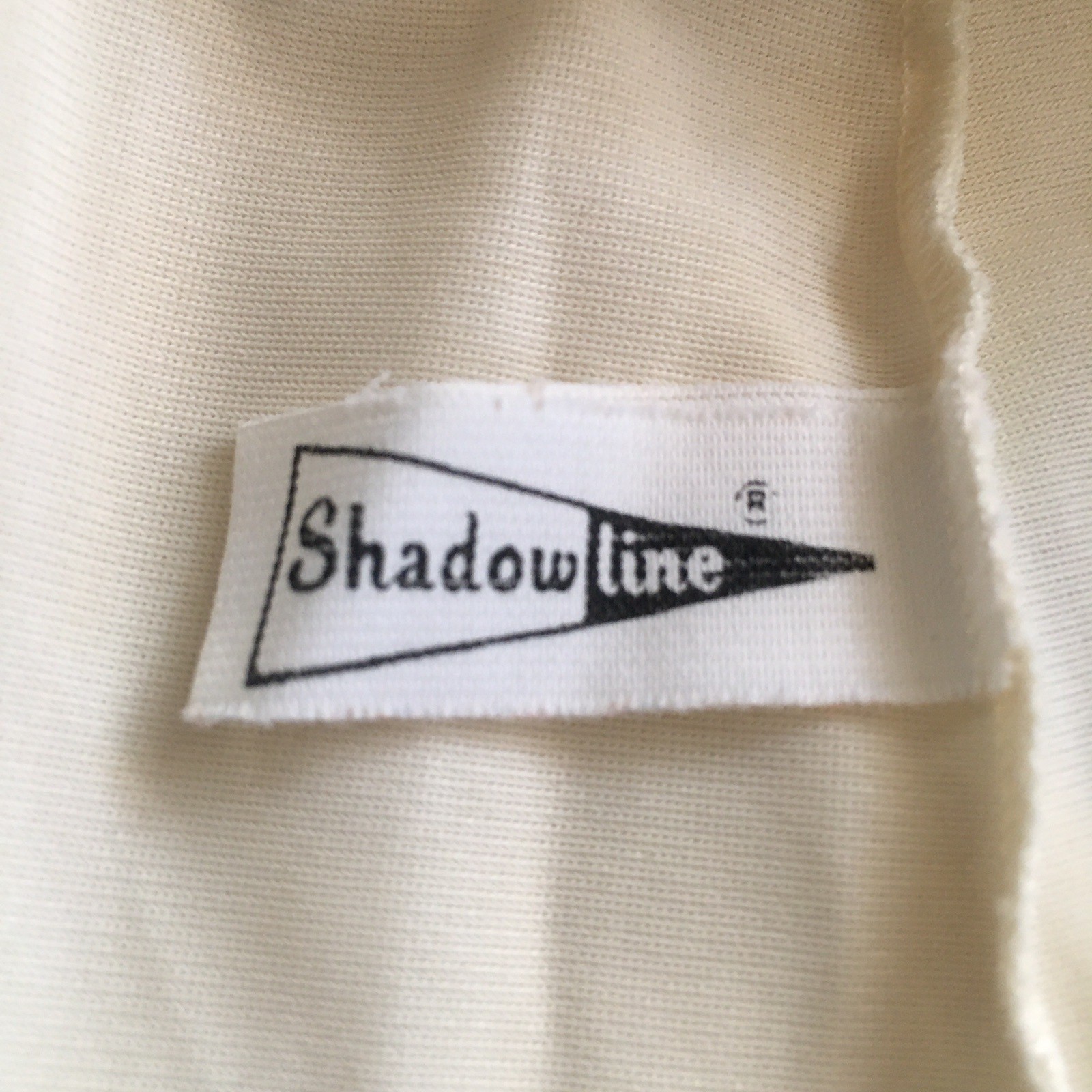 VNTG ShadowLine Nightgown MEDIUM-Nylon-2 Button 3/4 Zip Front Pockets NICE