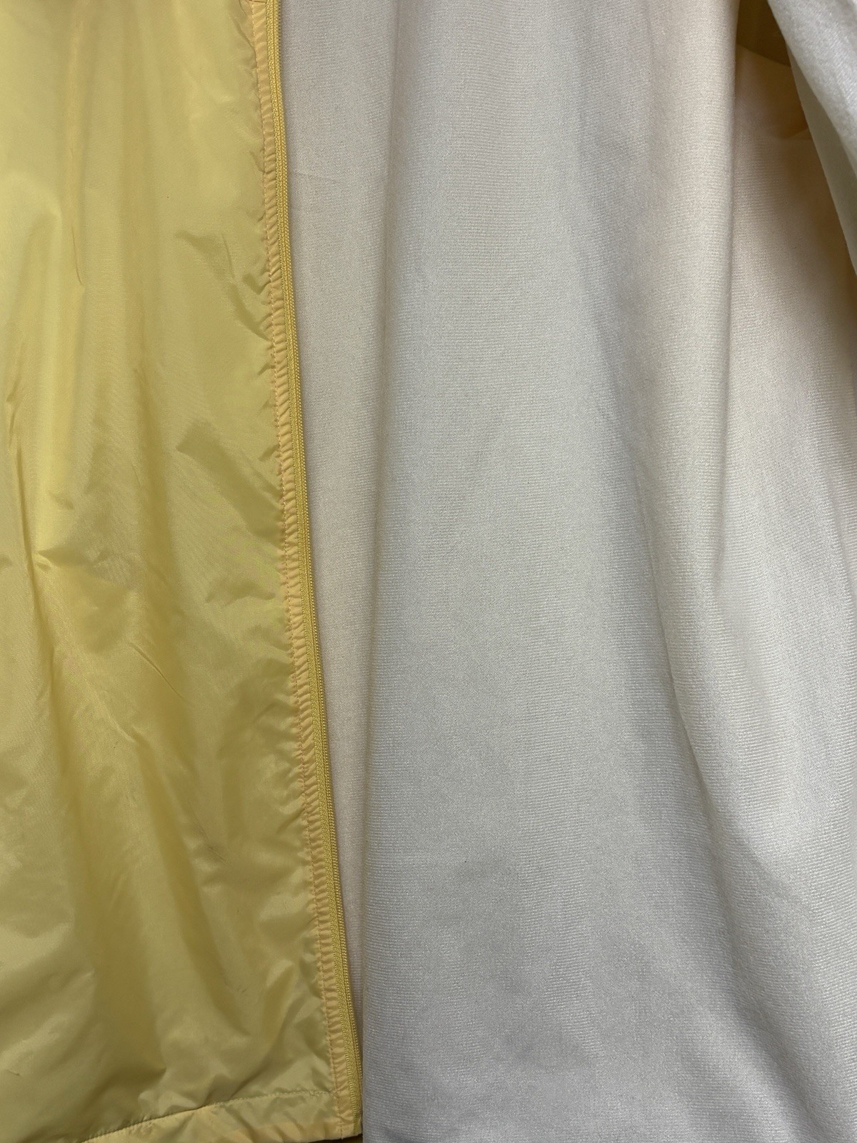 Vintage Blair Windbreaker Jacket Yellow Floral Embroidered XL 90s Nylon