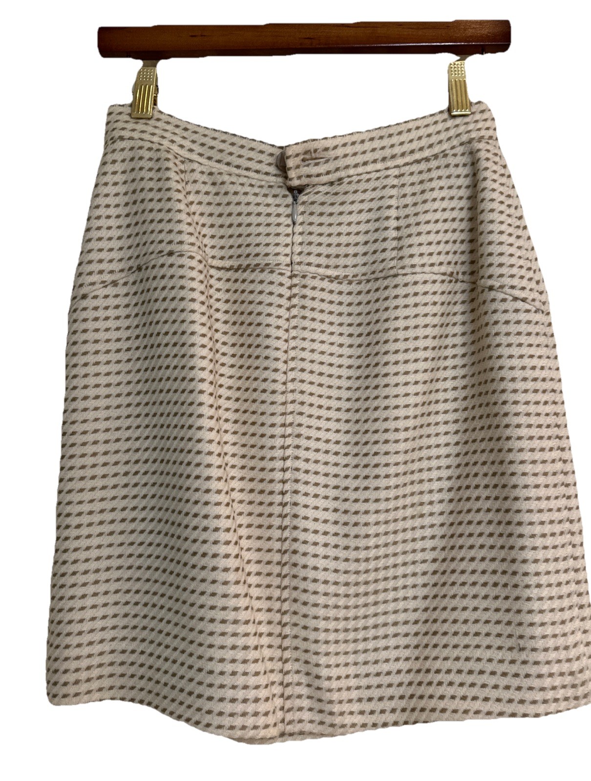 COURREGES VINTAGE 80s PARIS WOOL Jacket & Skirt Suit Size 0 (FR) Sz 6