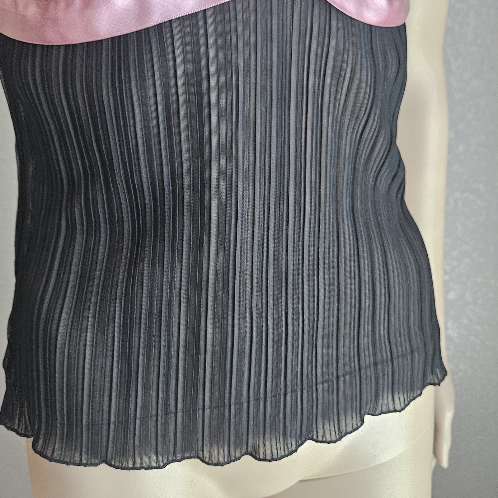 Vintage Y2K Sheer Black Cami Victoria&rsquo;s Secret Sz S