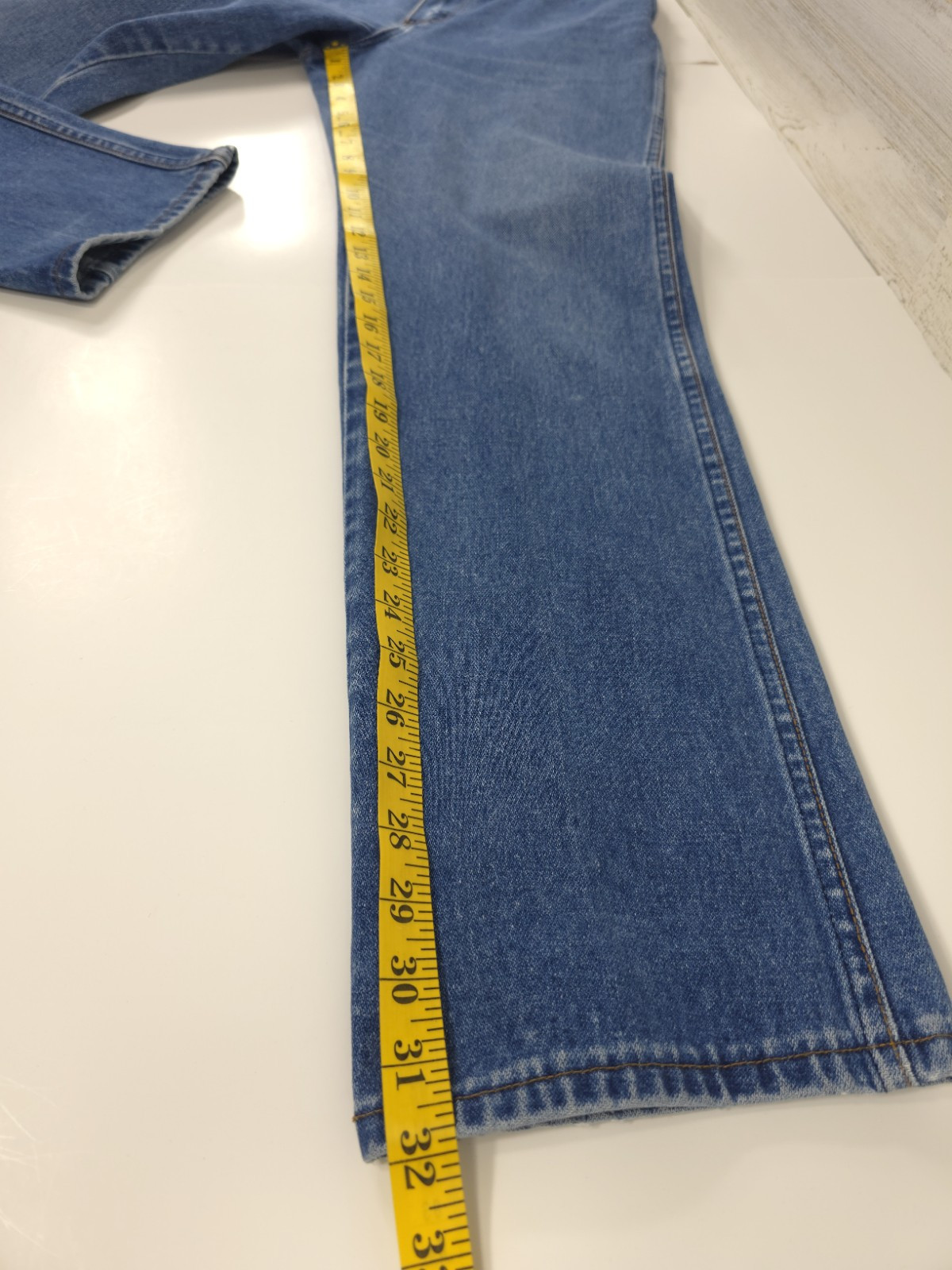 VINTAGE WRANGLER WOMEN&rsquo;S JEANS SIZE 10 AVERAGE MEASUREMENTS 27×32 *100% COTTON*