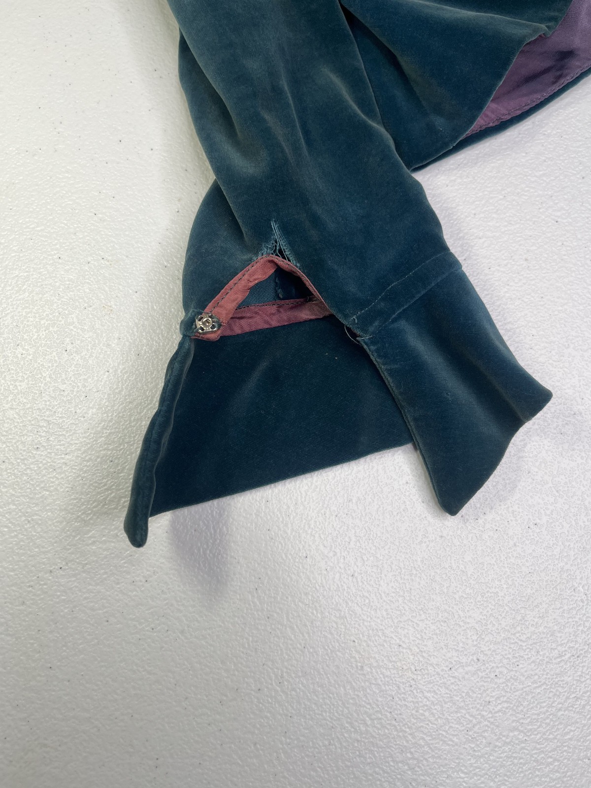 vintage velvet skirt suit matching blazer and skirt 1940/50