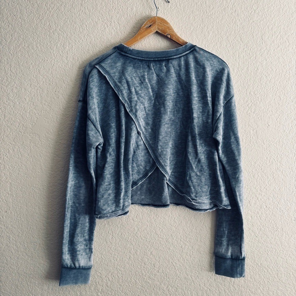 Vintage look Graphic Cropped Sweatshirt size M