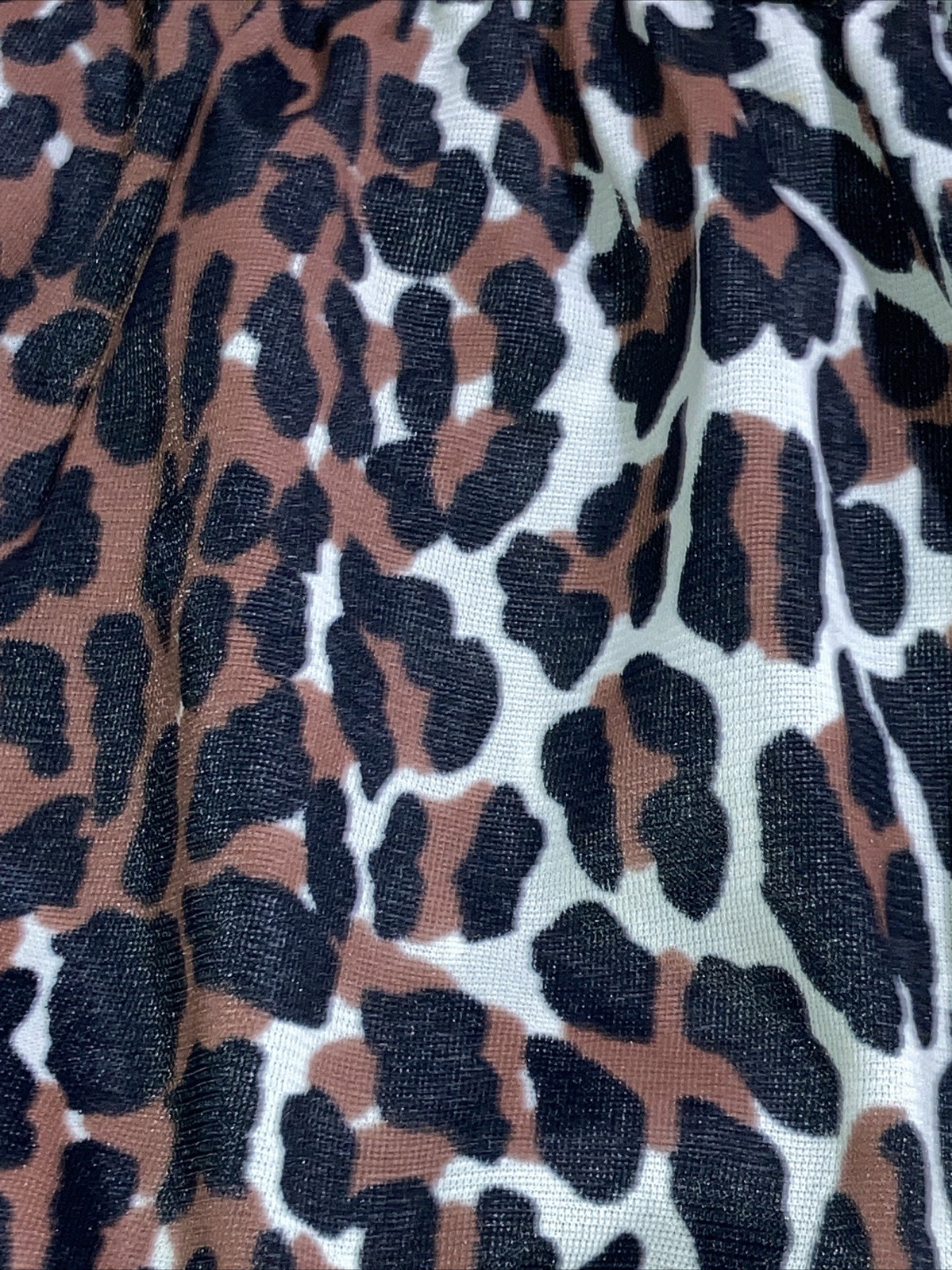 Vintage 60s Antron 111 Nylon Leopard Print Bikini Sheer Silky Panties Sissy M