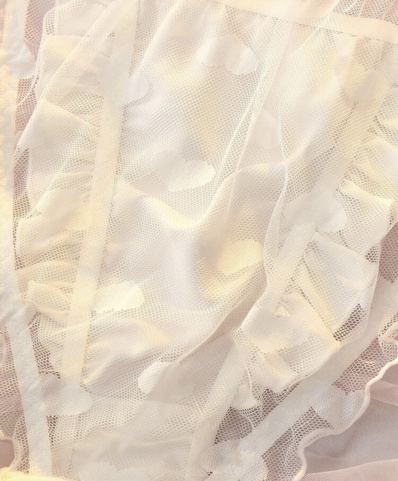 VTG 90’s Style Satin Bridal String Bikini Lolita Chiffon Panties PLUS 4XL NEW