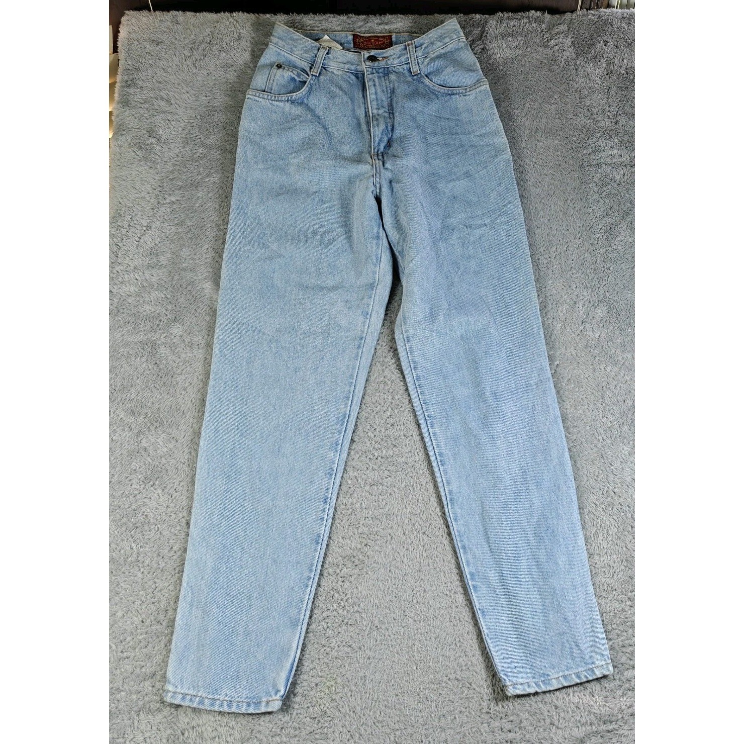 Vintage 80s Bonjour Women&rsquo;s High Rise Jeans Size 7/8 R Blue Denim