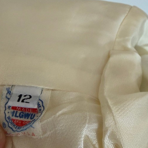 Vintage 1970s Country Suburbans Gingham Blazer Jacket ILGWU Union Made Size 12