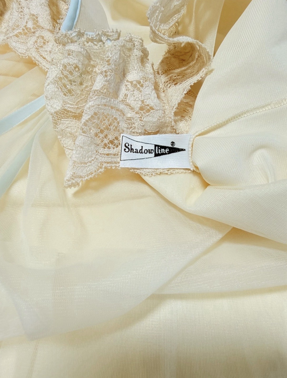 Vintage Shadowline Peignoir Set | Sheer Ivory Nightgown & Robe Lace Romantic XS