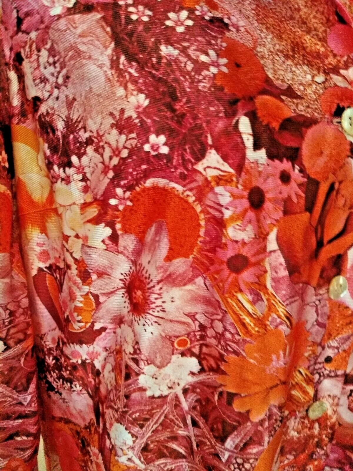 Vintage Nardis Of Dallas Floral Dress Custom Tailored Size 16