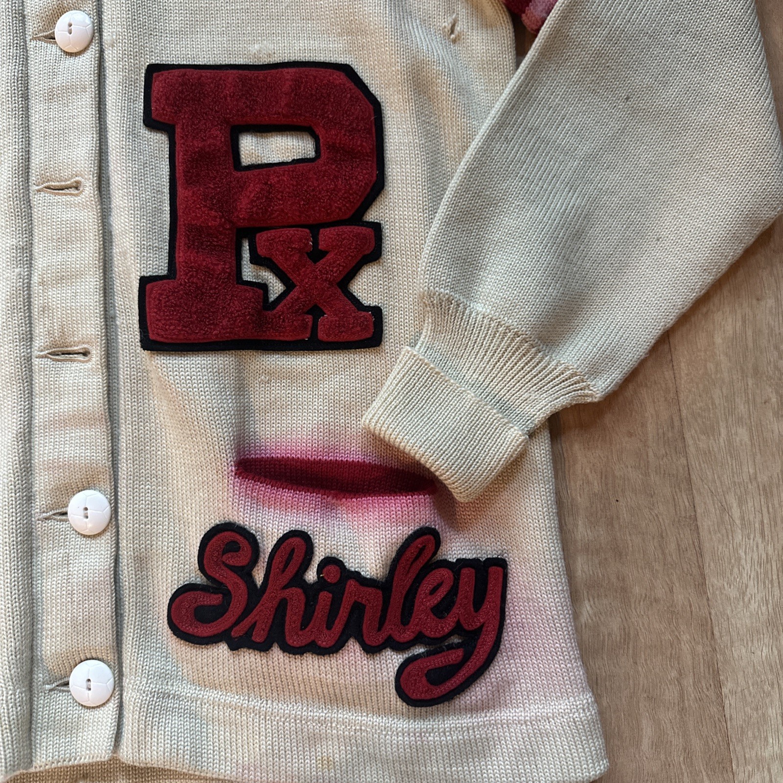Vintage 1954 Dehen 100% Wool Varsity Letterman Sweater Cardigan – MADE IN USA!