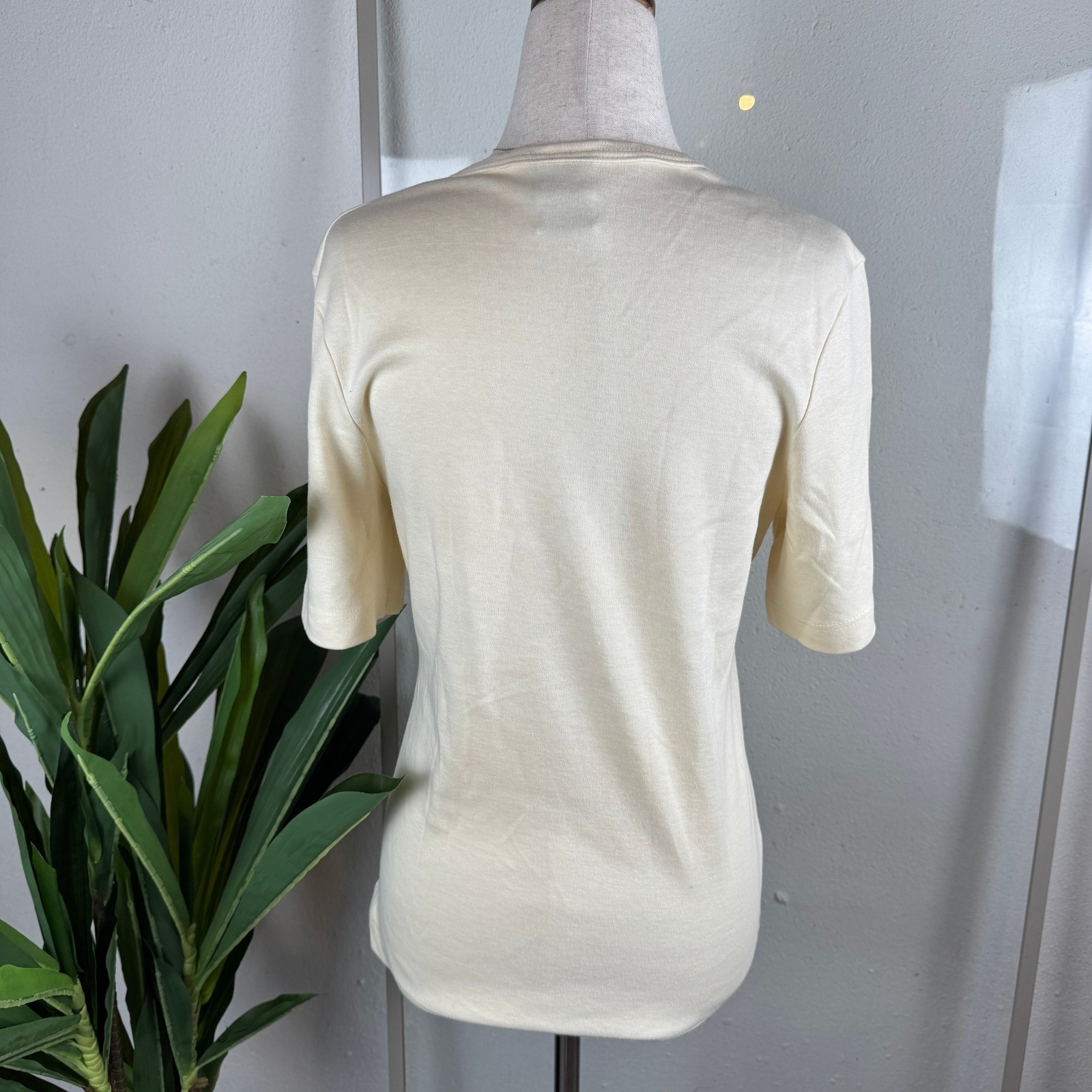 Vintage Cottagecore Retro Nature Lover Floral Top Women XL Cotton Clover Print