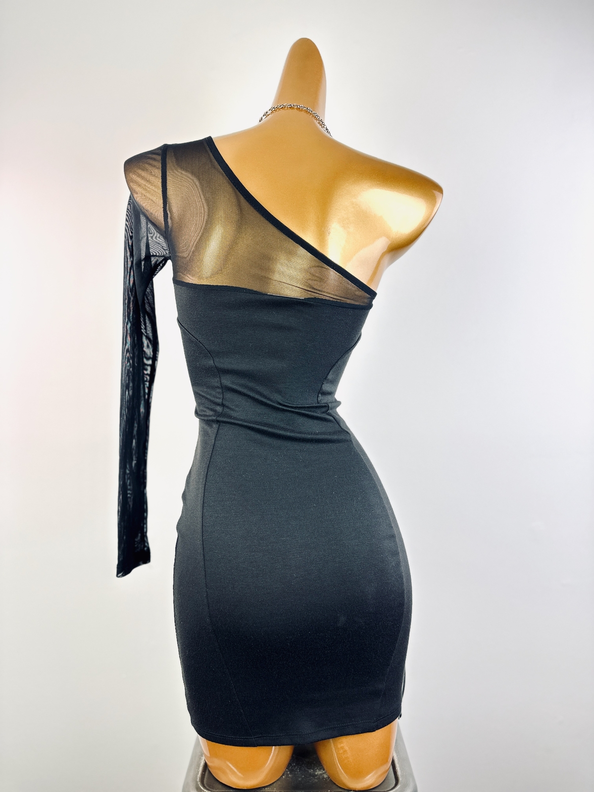 Vintage vtg 90s y2k black goth mini party cocktail dress