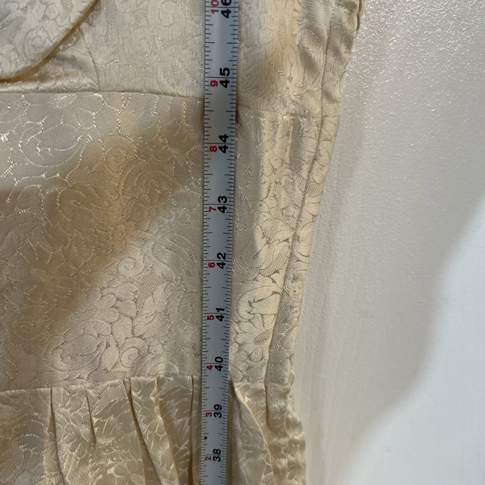 GORGEOUS Vintage Lined Handmade Silk Dress , Jacket /Cape & Shawl XS Ivory