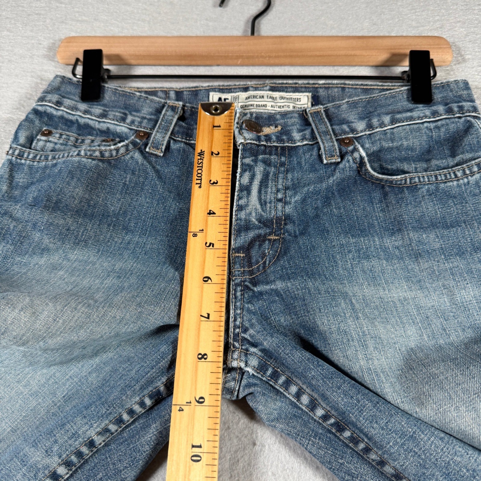American Eagle Mens Vintage Bootcut Jeans Blue 100% Cotton Size 29×31 Canada