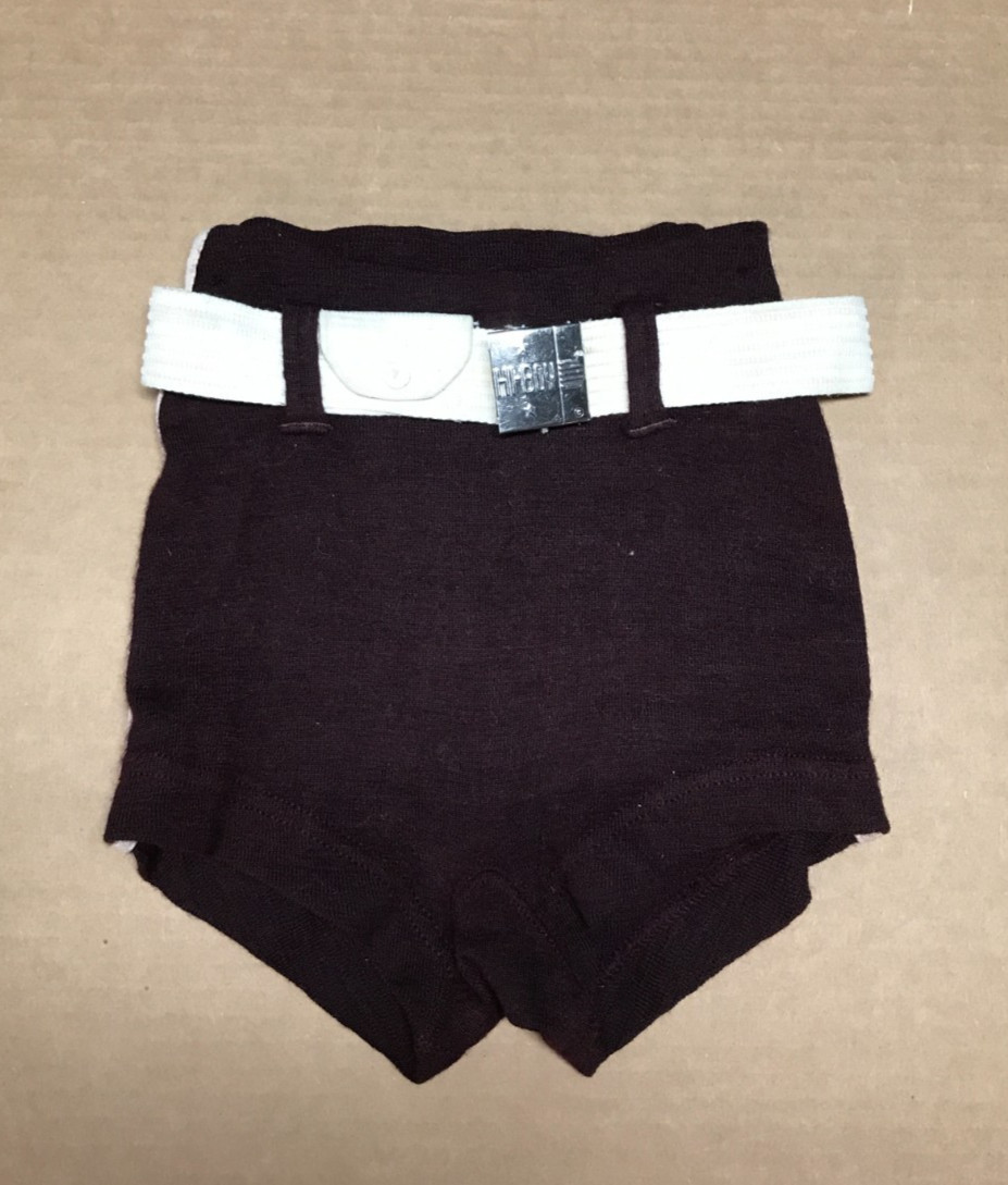 VTG 1930 Gantner Hi-Boy Wool Bathing Suit Beach Wear Swimsuit Shorts Old 440-26B
