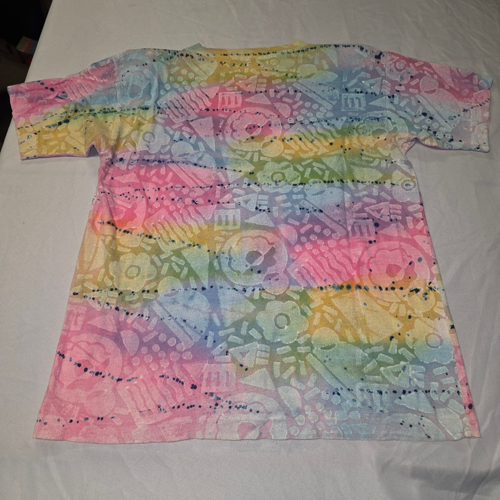 Vintage Star Cody Western Rainbow single stitch T-Shirt women&rsquo;s shoulder pads