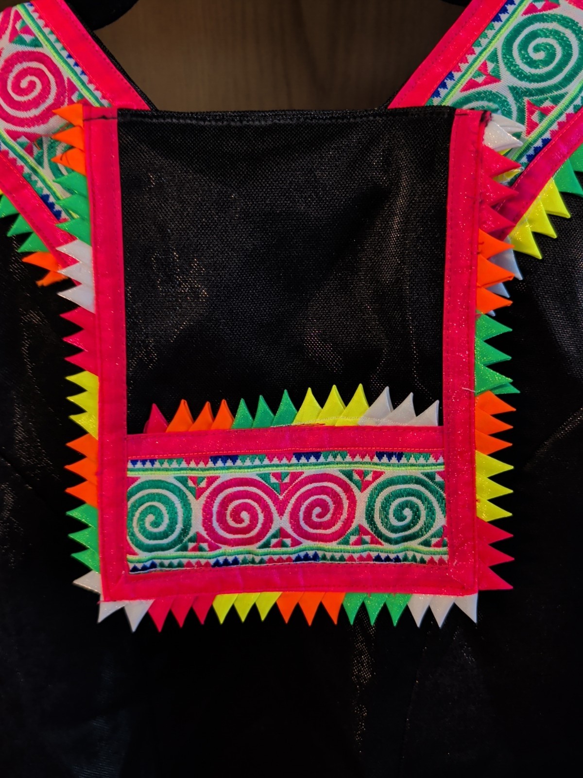 Hand Embroidered Vintage Hmong Jacket Size M