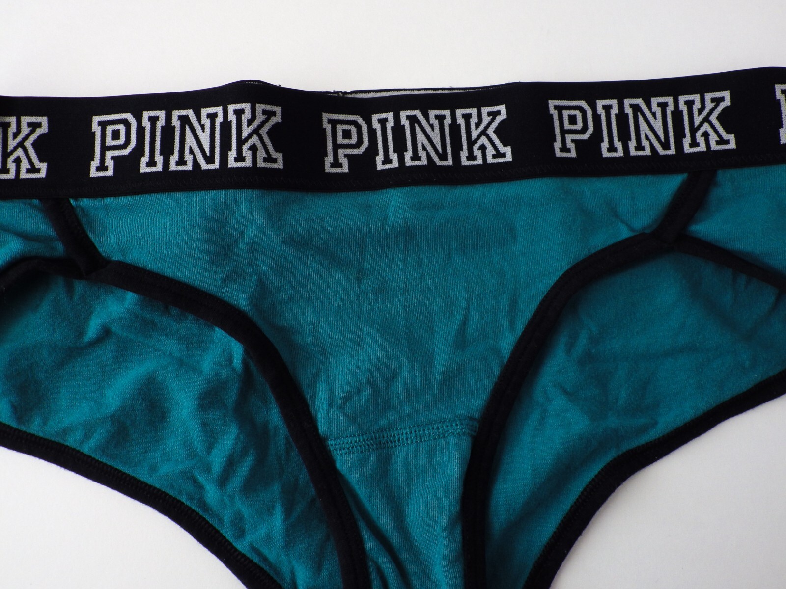 Vintage 2015 Victoria&rsquo;s Secret Thick Logo PINK Hipster Panties Size MEDIUM