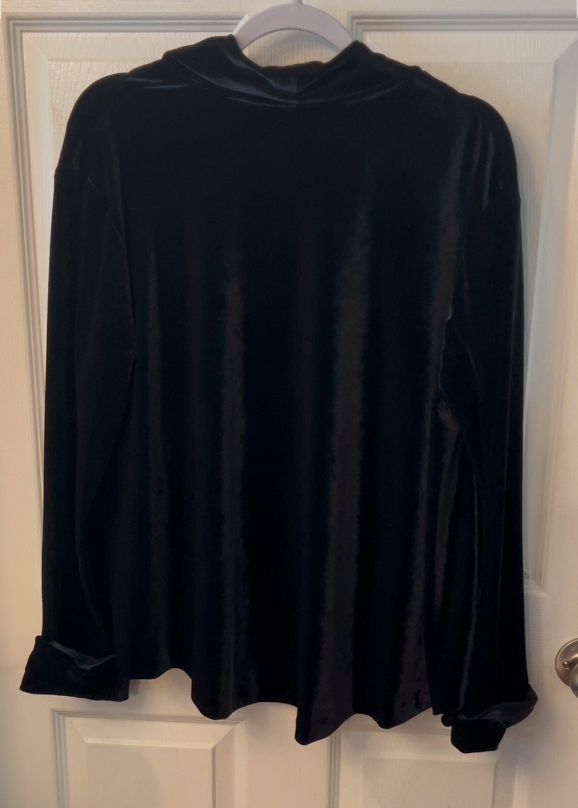 Vintage Velvet Black Blazer Another Thyme Sz 10 Collar Classy Wedding Party