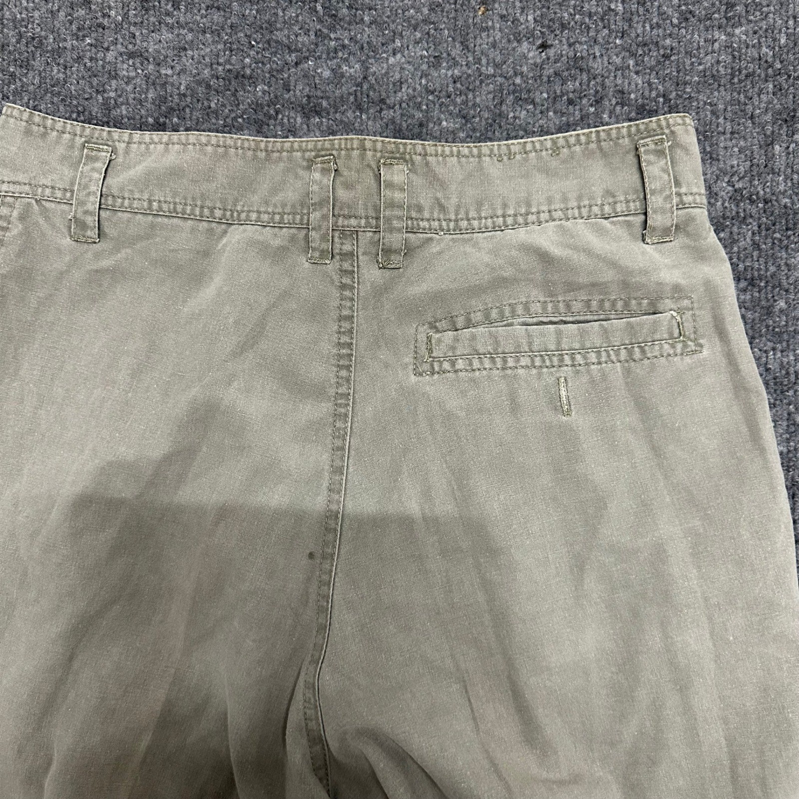 Bugle Boy Pleated Pants Womens Size 9 Olive Green High Waisted Vintage Tapered