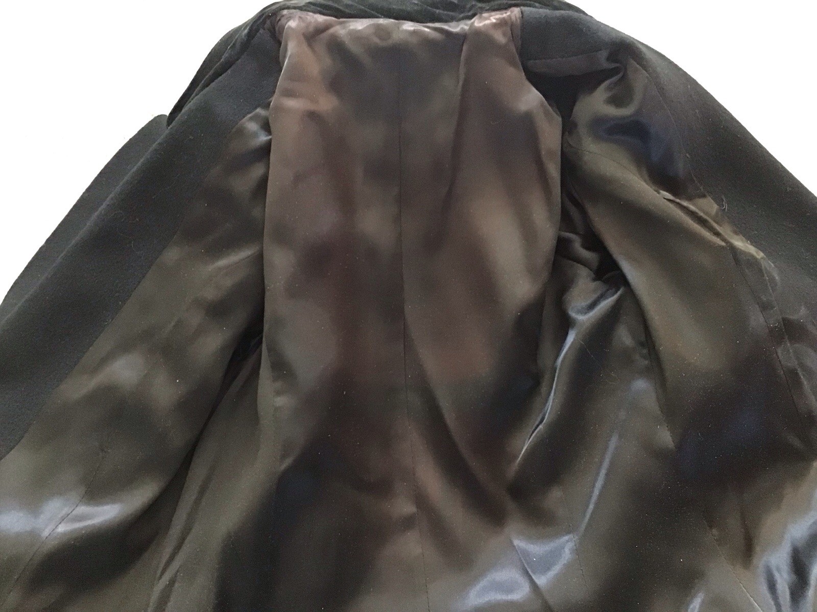Vintage WORUMBO 100% Wool Long Black Size 6 Women&rsquo;s Coat Fashioned by JILL JR.