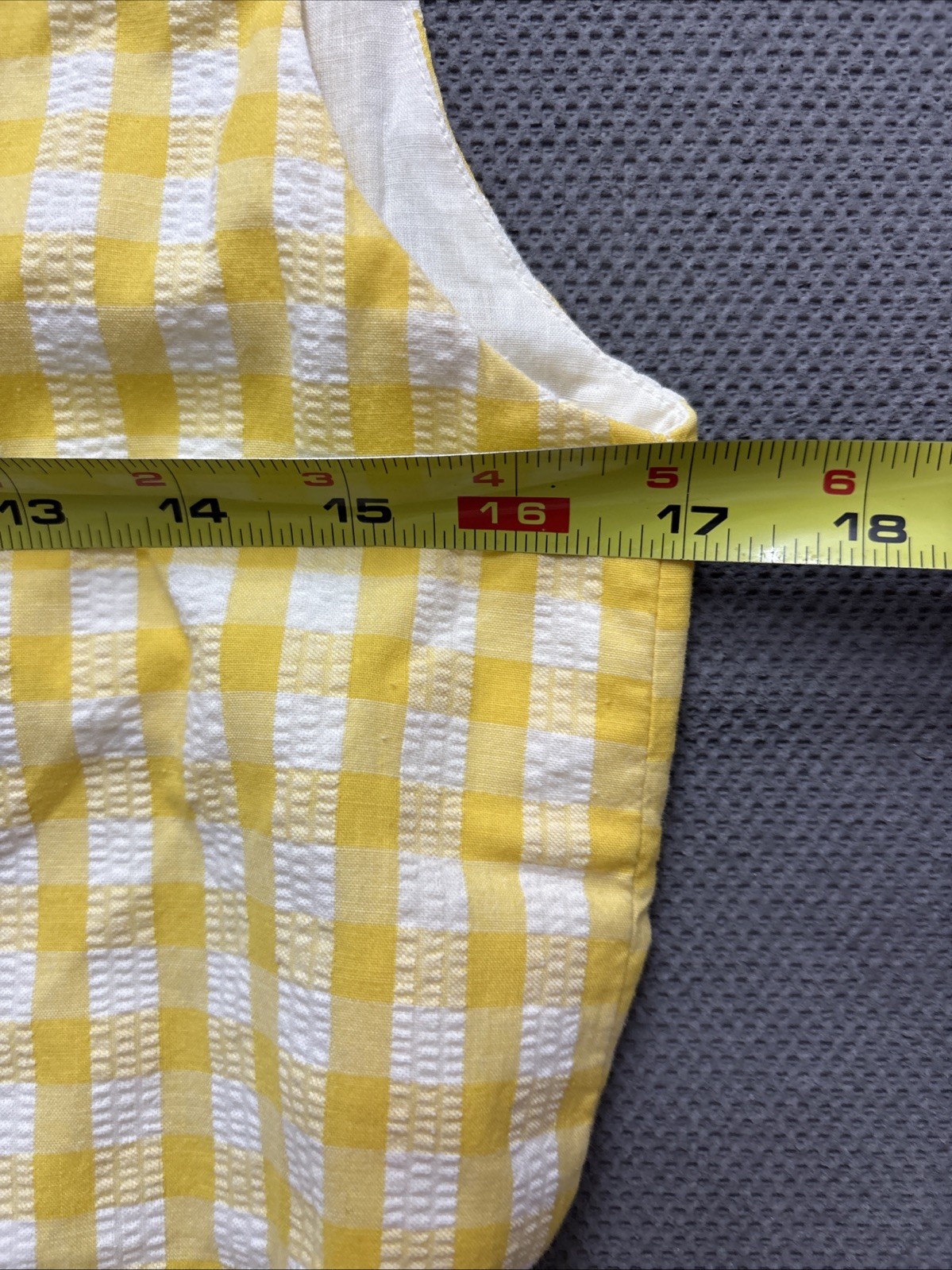 Vintage Gingham 60’s Sunbeam Boho Mini Dress Turtle Child Classic Preppy