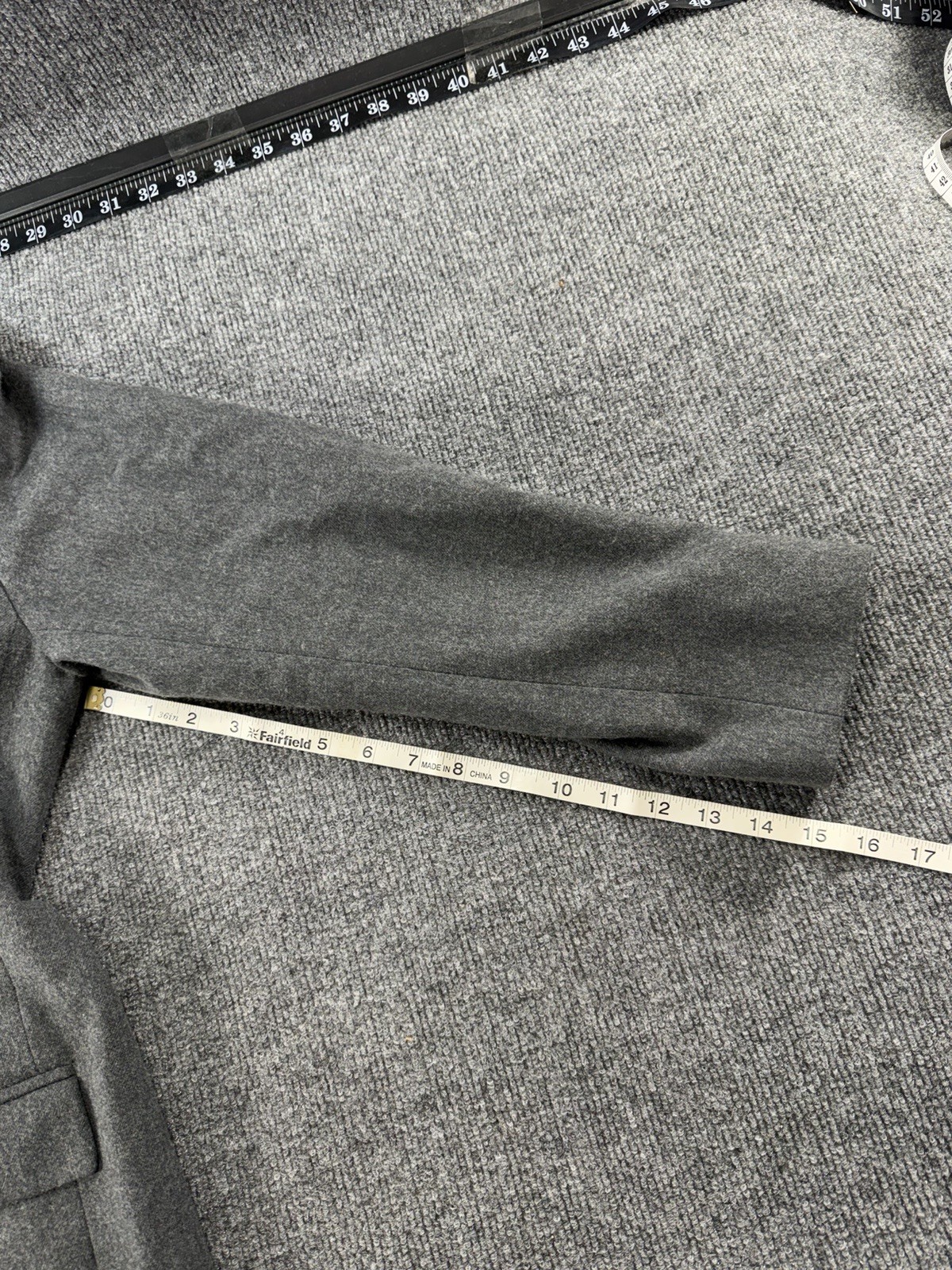 Vtg Pendleton 100% Wool 2-Pc Women&rsquo;s Dark Gray Suit Blazer S 12, Pants S 12