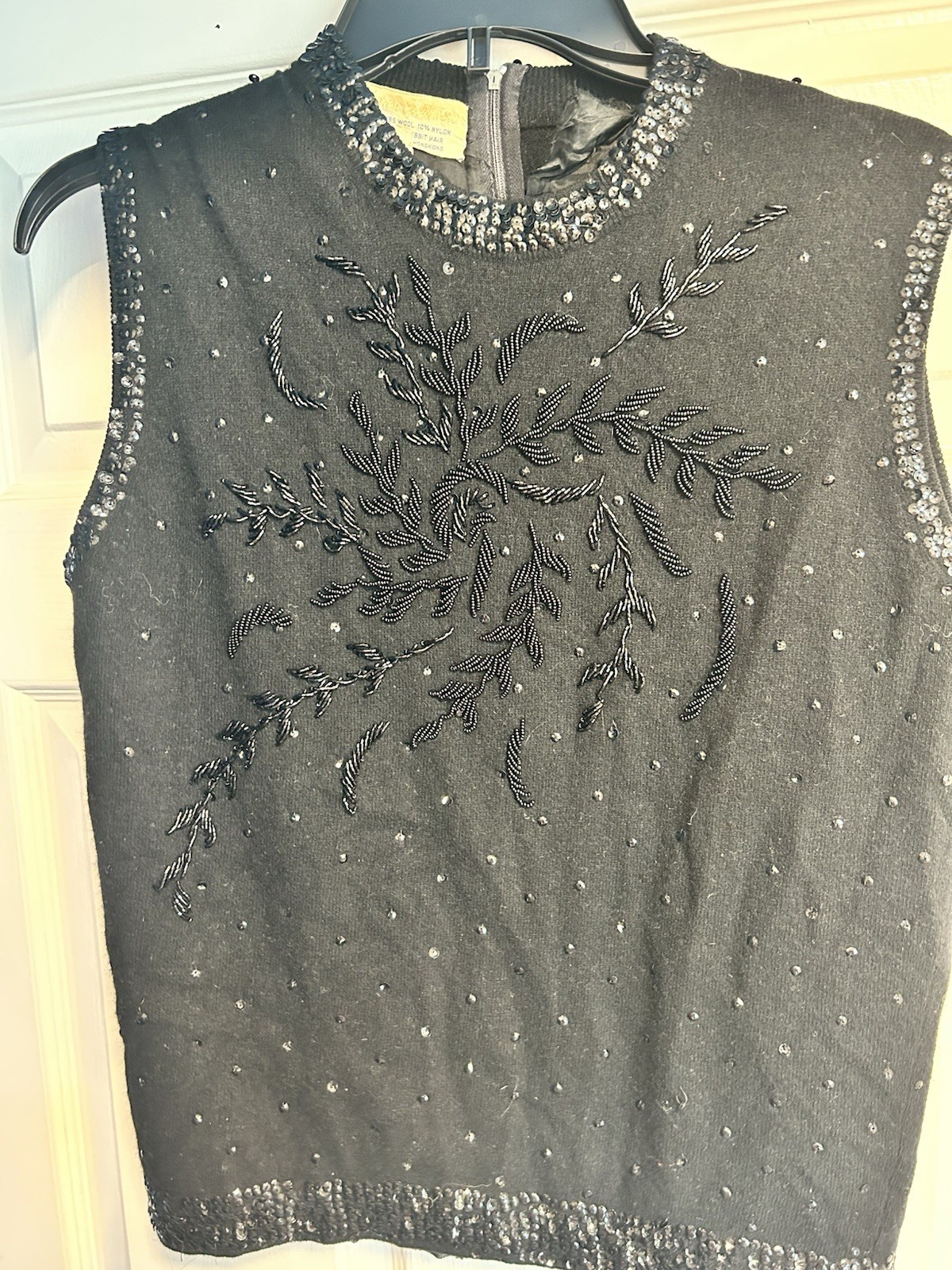 Vintage 1950’s Marchesa Angora and Lambs Wool Sweater