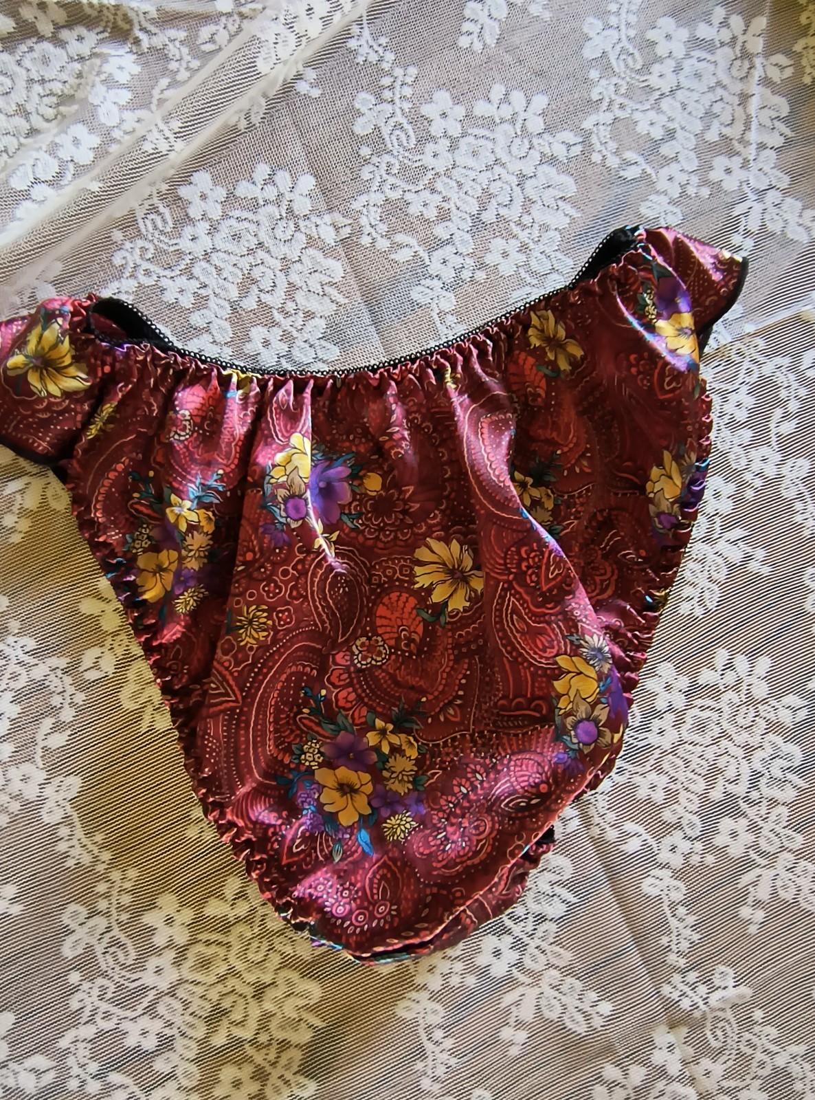 Sexy Satin Panty Silky Flutter Bikini Panties