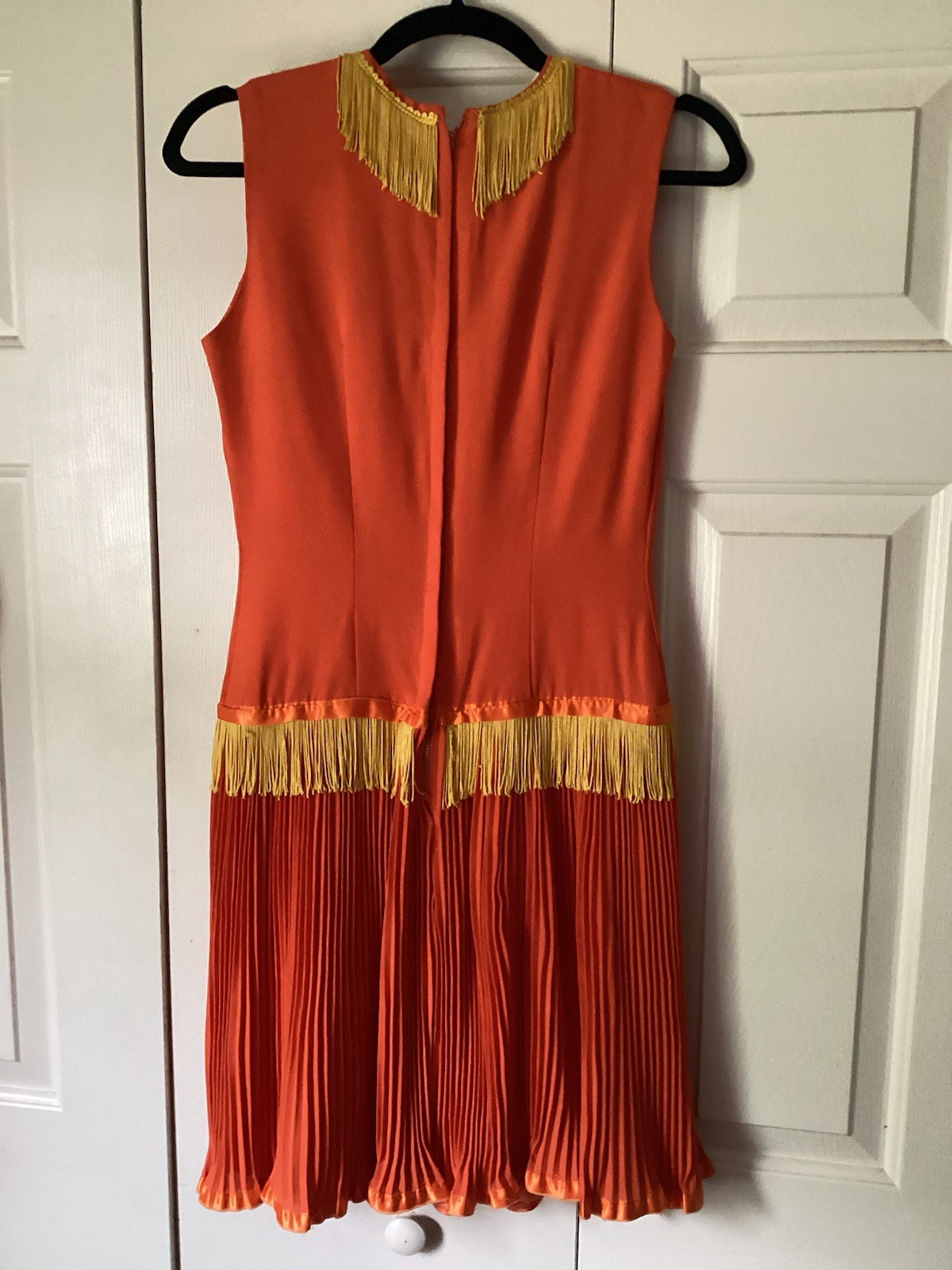 Vintage 1920s Parisian Flapper Performance Dress W/ Fringe