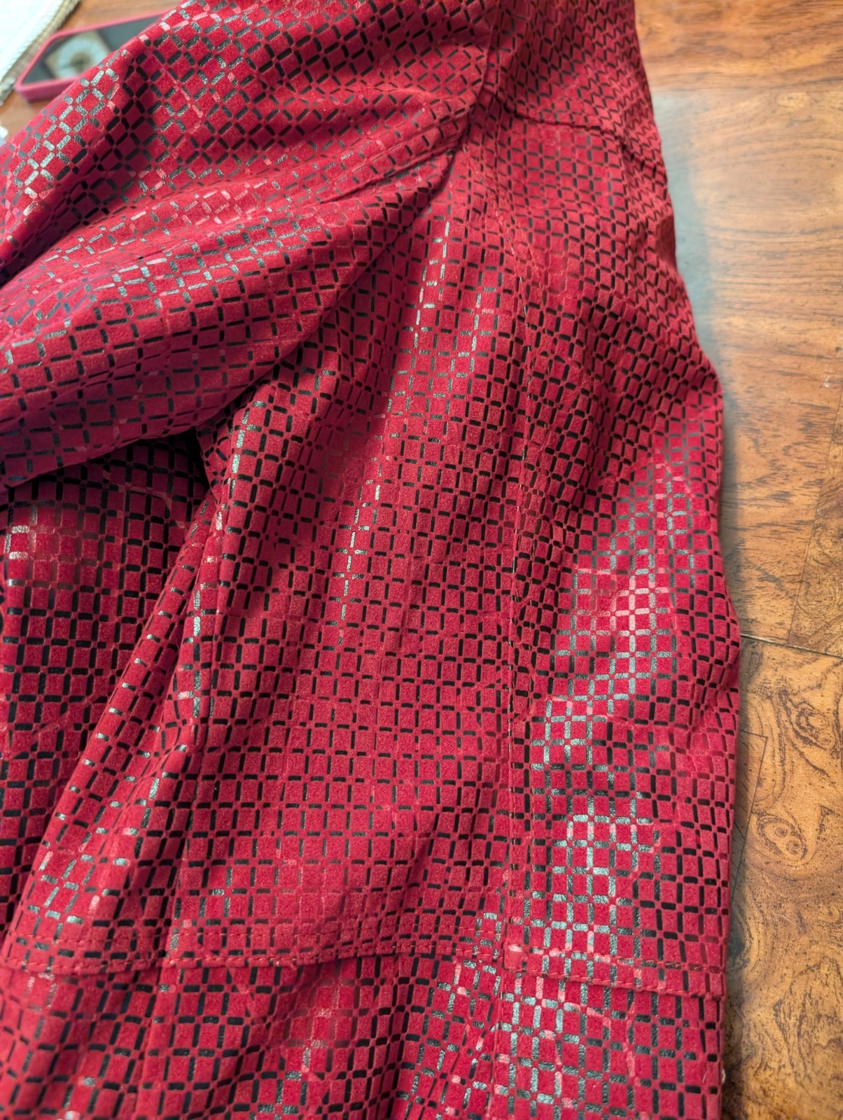 Vtg womens jacket PM (petite medium), red and black ERIN LONDON