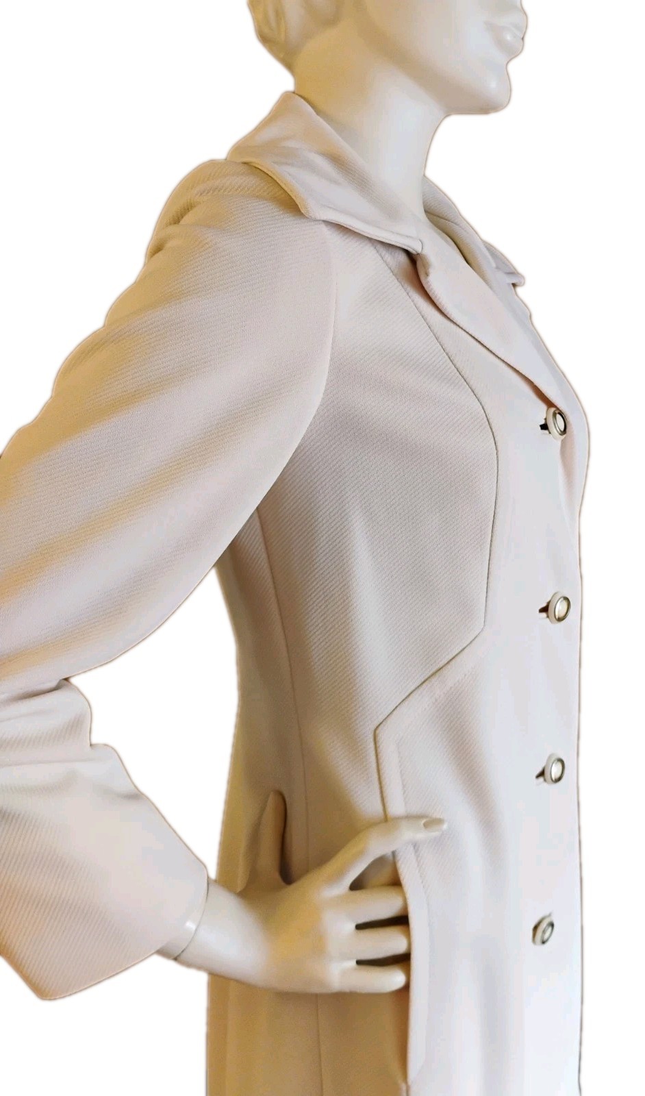 VTG 60&rsquo;s « Fashionbilt for Lang&rsquo;s Washington, PA » White « Coat For All Seasons »