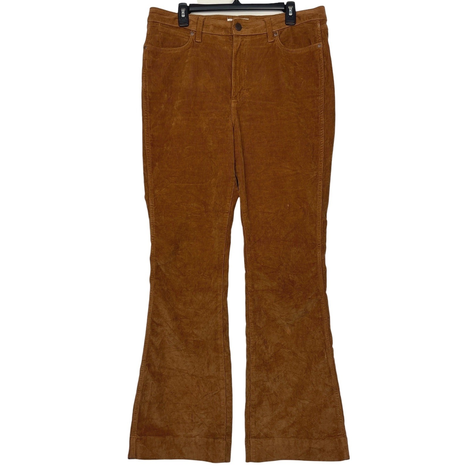 Wrangler RETRO Corduroy BOOT CUT Pants Womens 32×34 Flare High Rise Brown
