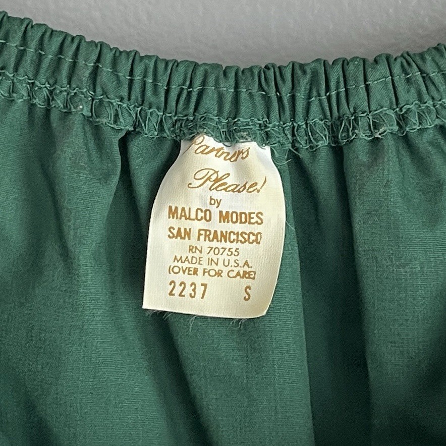 Partners Please Malco Modes Square Dance Skirt & Top Set Lace Ruffle S & M *Read