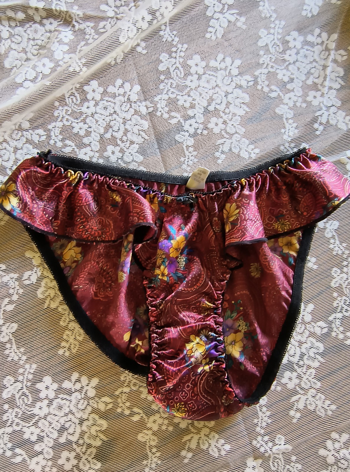 Sexy Satin Panty Silky Flutter Bikini Panties