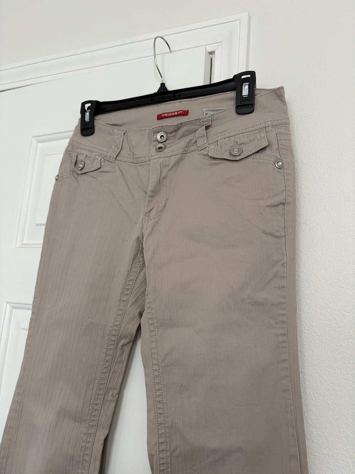 Unionbay Y2k Low Rise Beige Flared Pants Women&rsquo;s