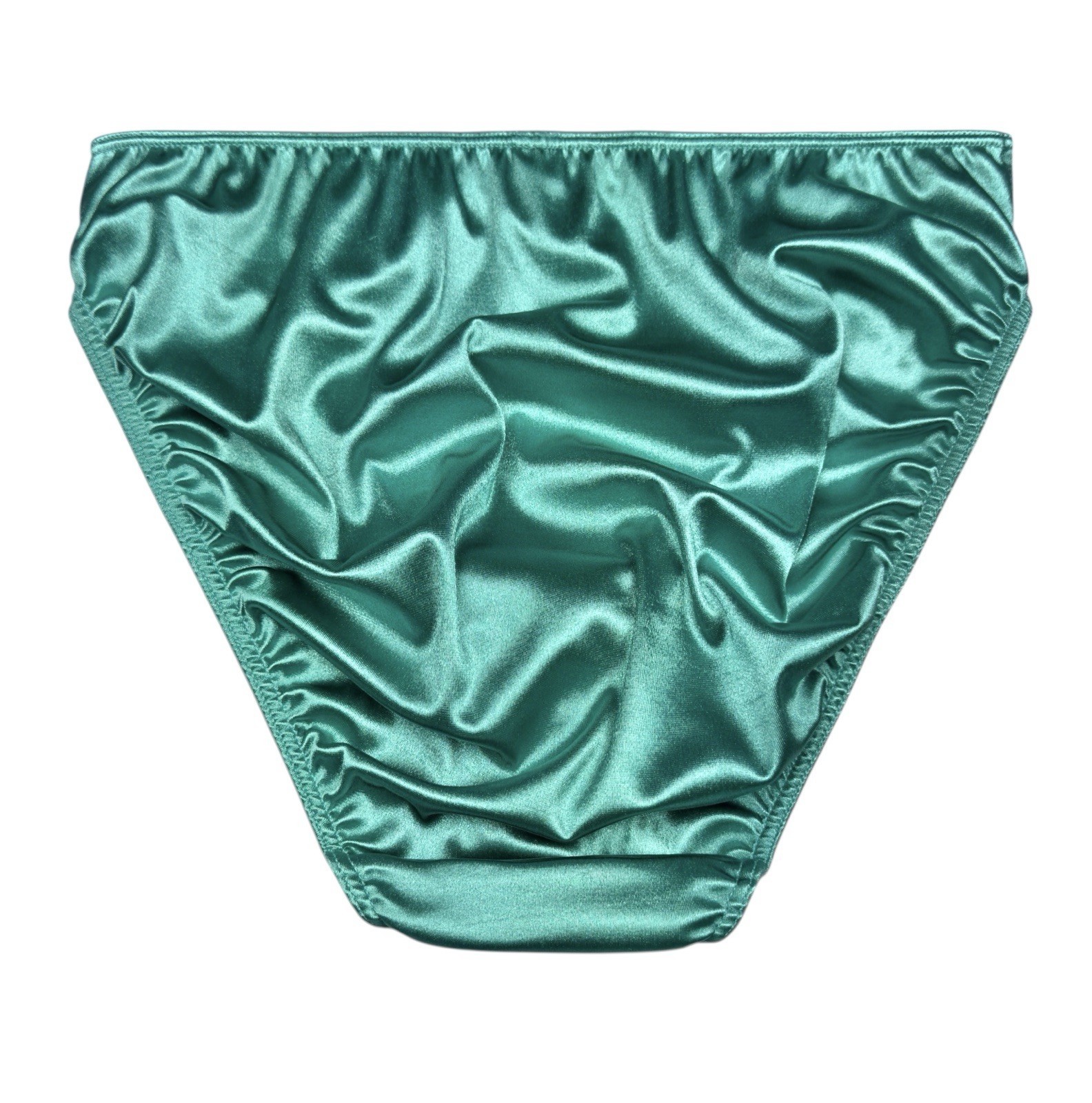 Second Skin Satin Hipster Teal M