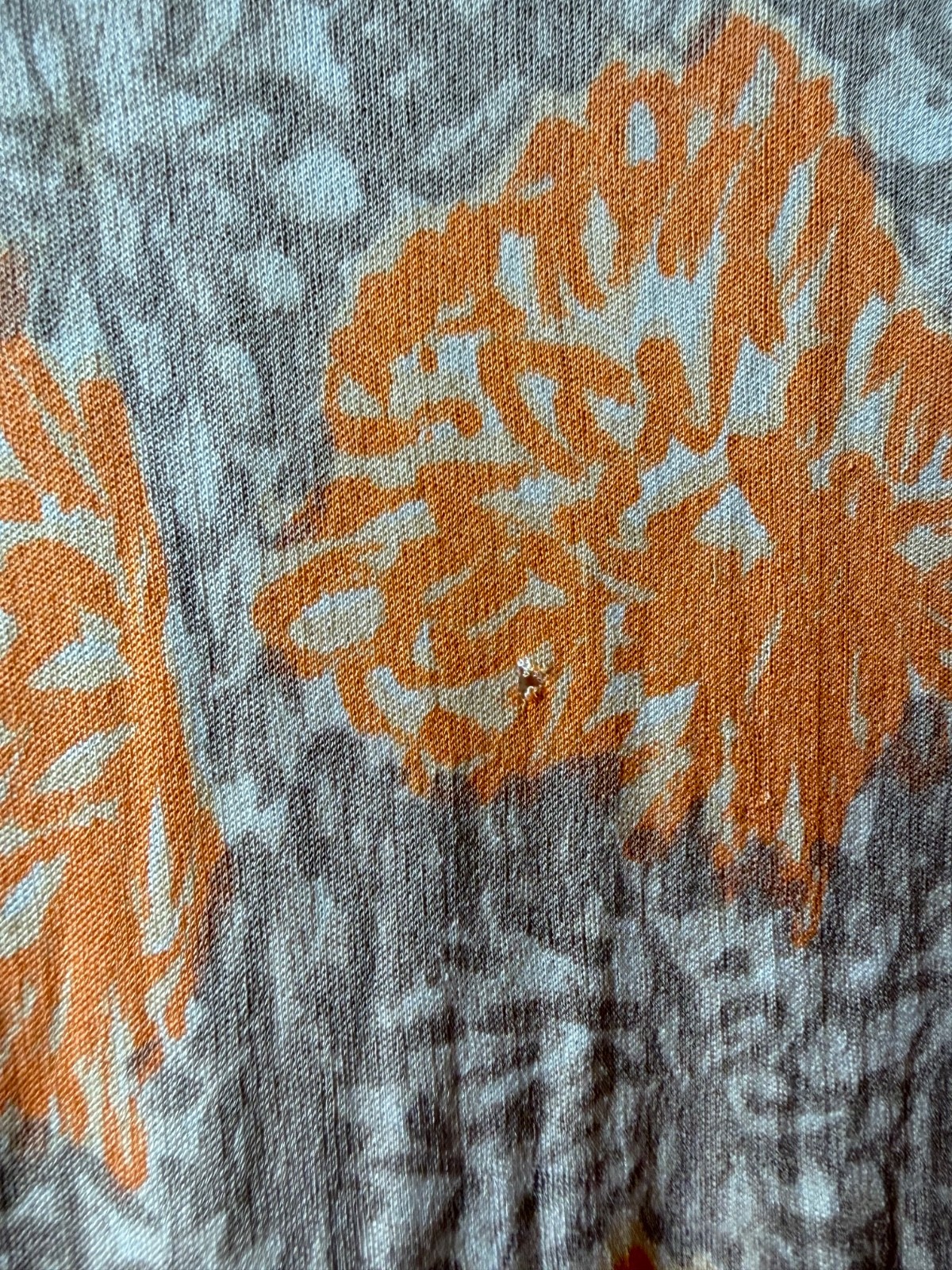 1960&rsquo;s Emilio Pucci for Lord & Taylor silk jersey knit orange and tan floral