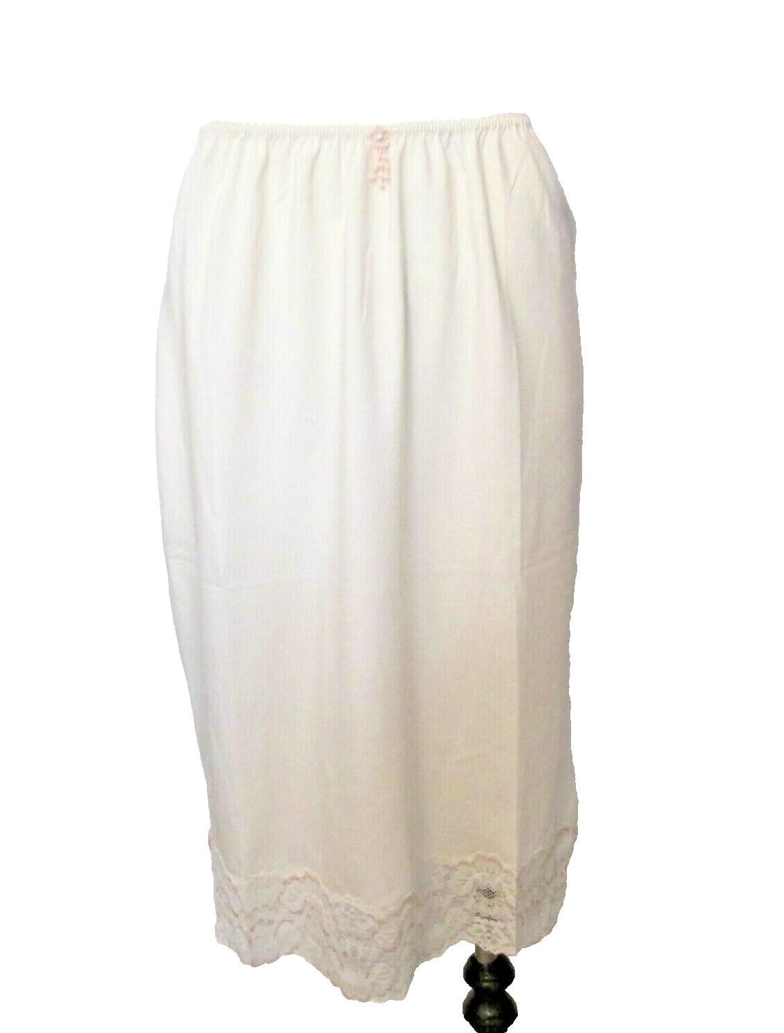 Evan-Picone Non-Stretch Slippery Polyester 25.5&Prime; Half Slip Petticoat S USA made
