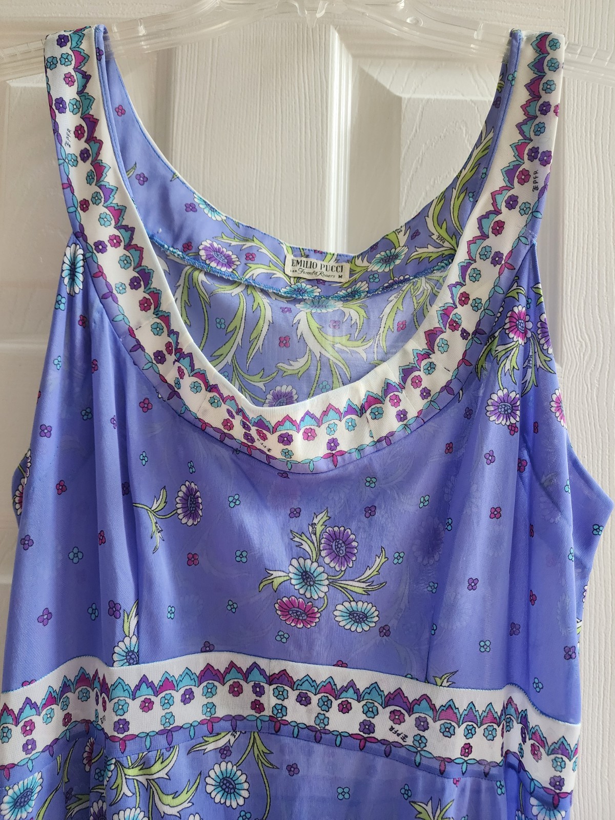 Vintage 1960&rsquo;s Emilio Pucci for Formfit Rogers Nightgown Slip Dress Medium VTG