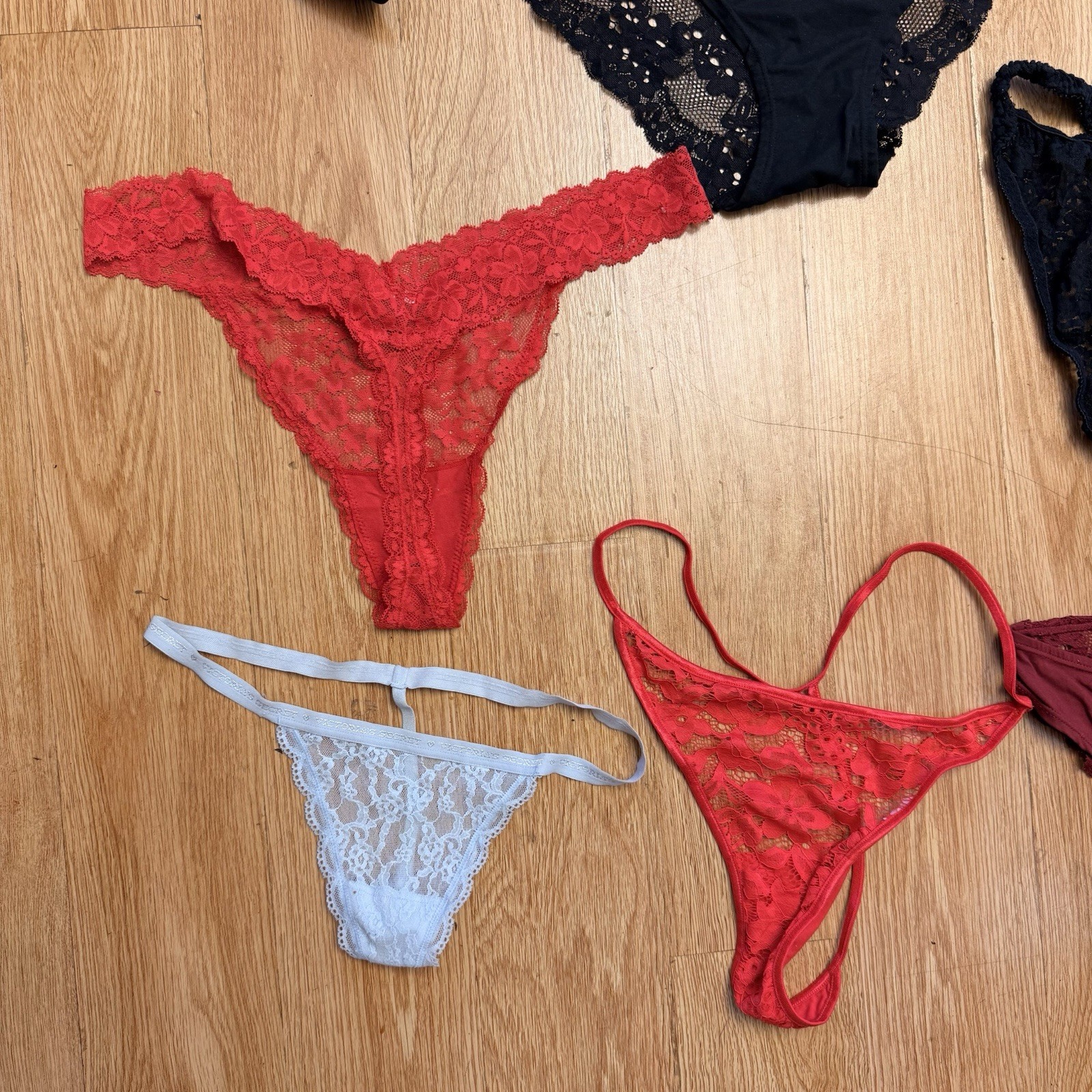 20 Vintage Panty Cutter Lot 2000s Low Rise Strappy Lace Thong Bikini ISSUES
